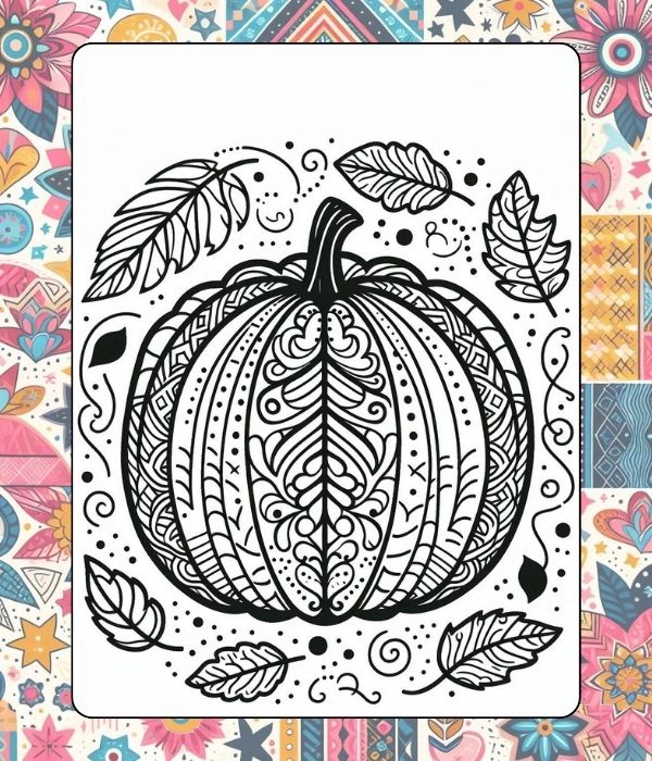 Decorative Patterned Pumpkin